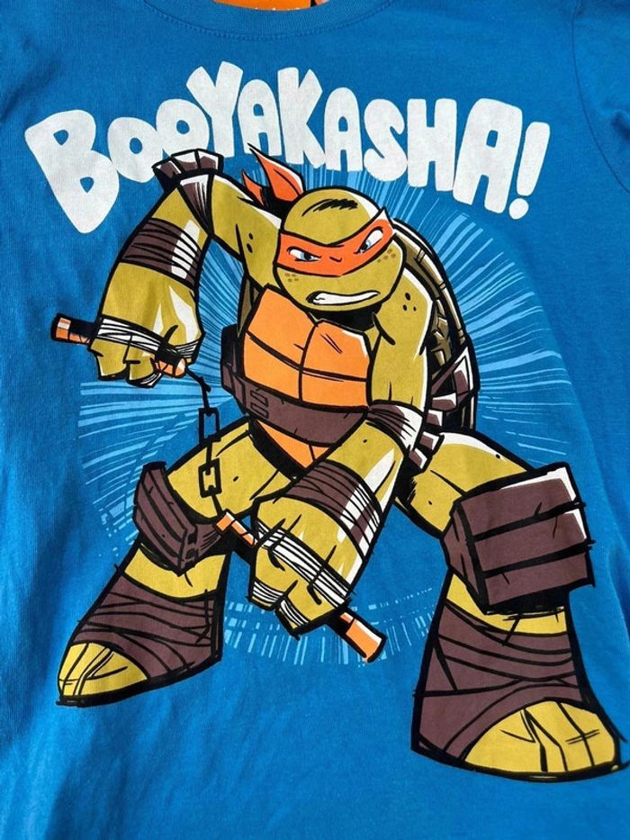 T shirt tortue ninja taille 5 ans - photo numéro 3