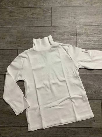 Sous pull zara 4 ans blanc