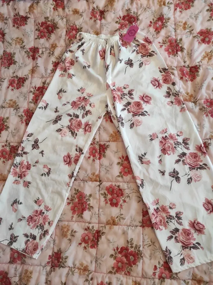 Pantalon pattes d'éléphant d'été - 36