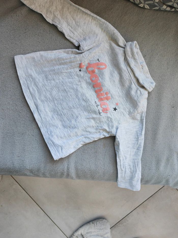 Pull gris Bonita 9 mois