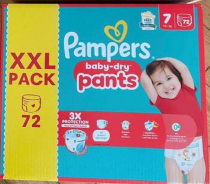 1 carton de couches taille 7