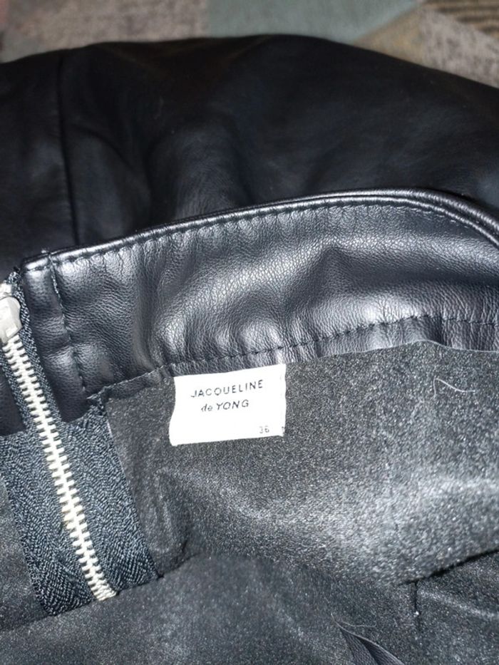 Jupe simili cuir jacqueline de tong taille 36 - photo numéro 3