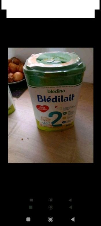 Boite de lait infantile 