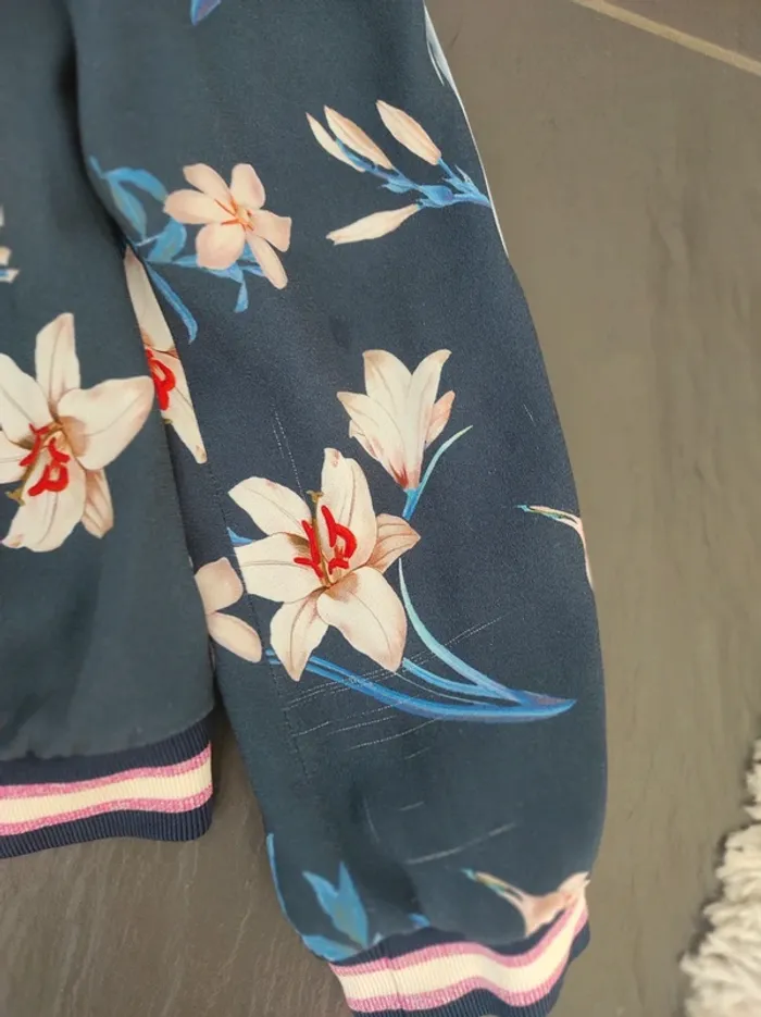 Veste bomber fleurs - photo numéro 6