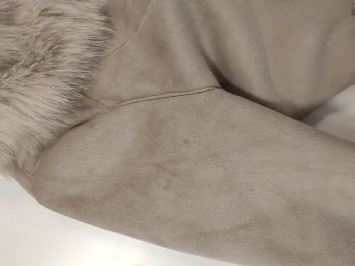 Parka beige 123 Vintage Élégante fausse fourrure - photo numéro 15