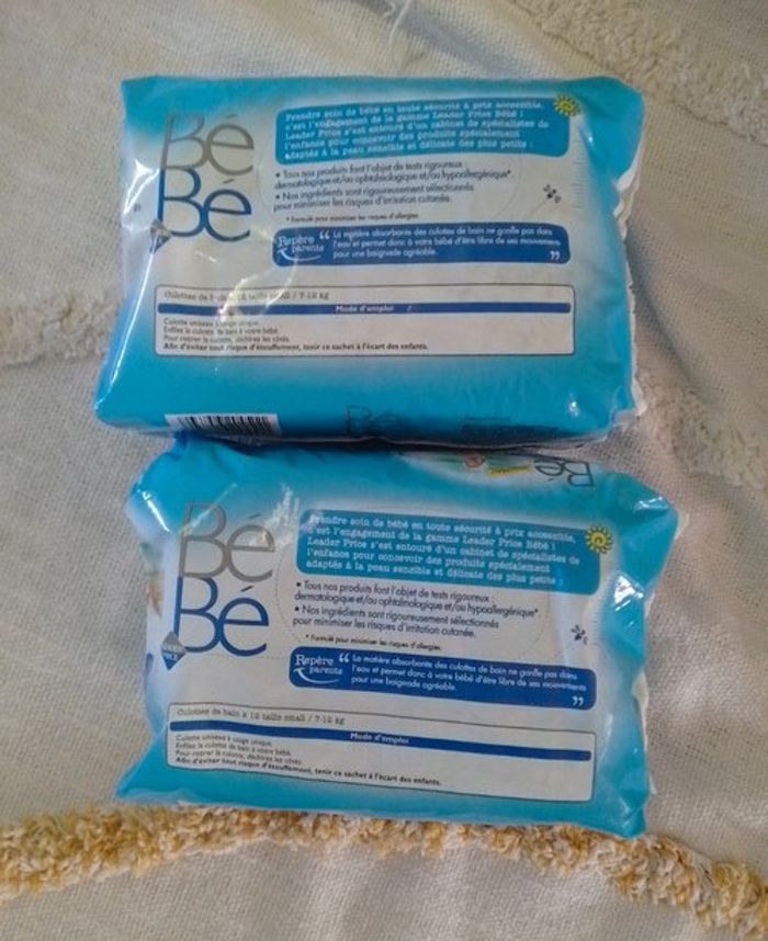 lot de 24 couches culottes de bain taille 2 - 7 à 12kg - photo numéro 3