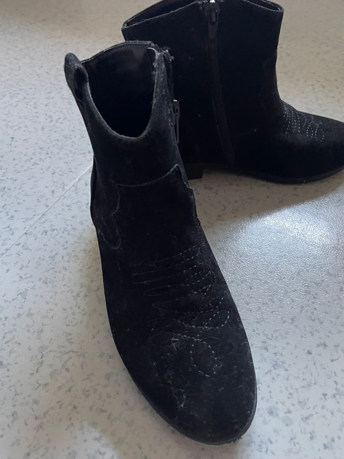 boots noire Creeks Pointure 33 - photo numéro 3