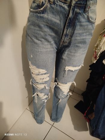 #kytie38femme. Jeans MoM taille haute taille 38