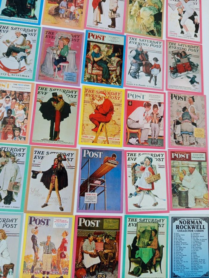 Lot cartes Norman Rockwell - photo numéro 9