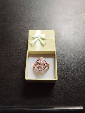 Bague vintage femme avec coffret cadeau