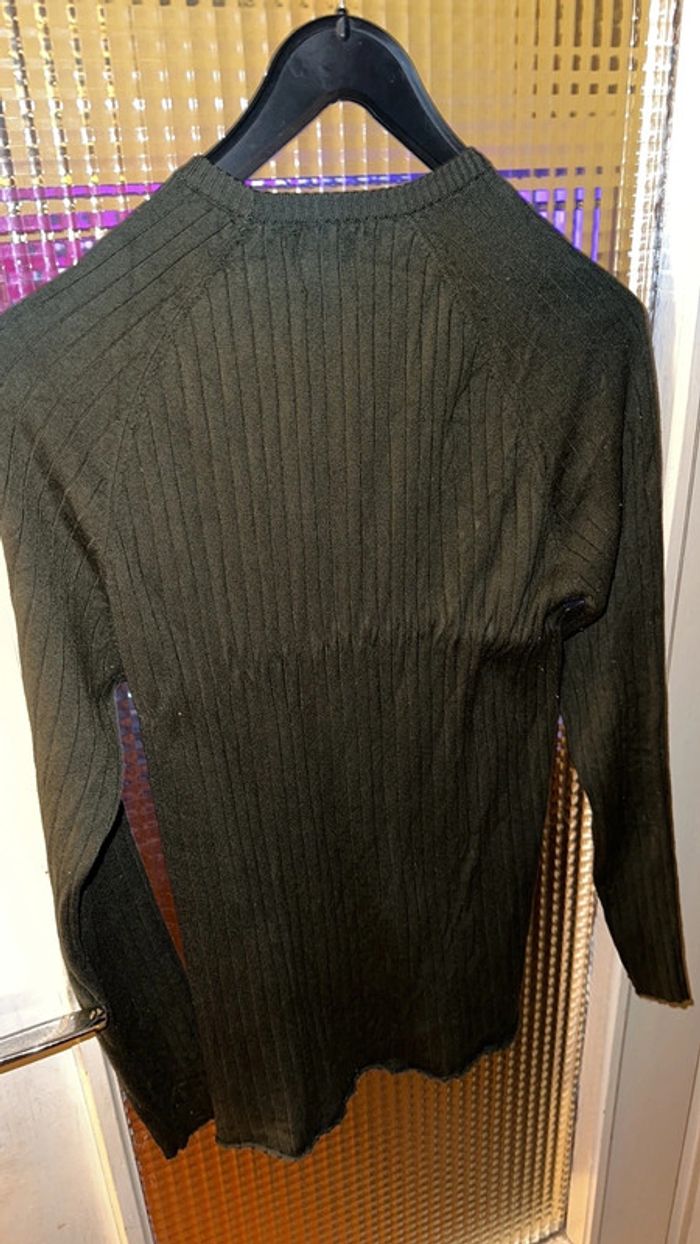 Pull kaki taille S zara - photo numéro 3