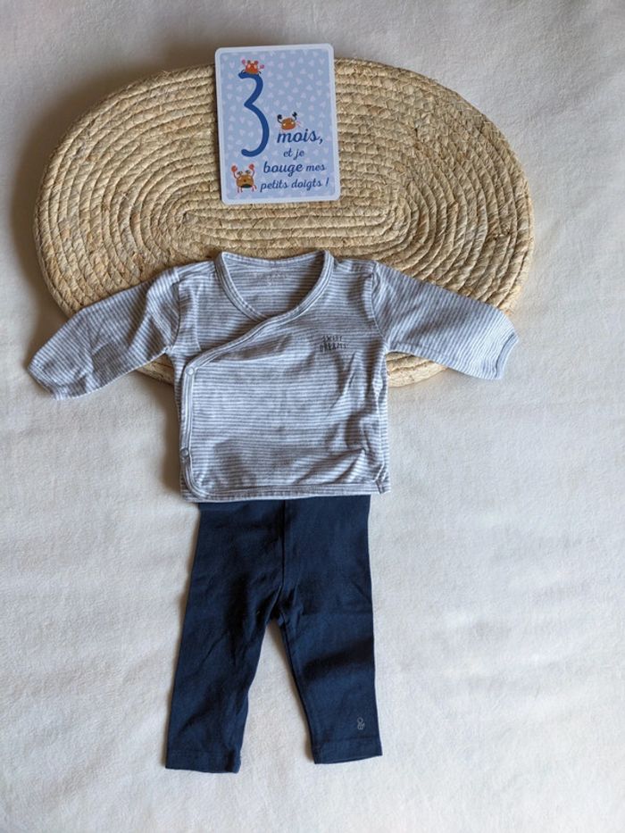 Ensemble legging et haut - 3 mois