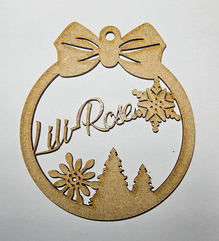 Boule de Noël 100% personnalisable - photo numéro 3
