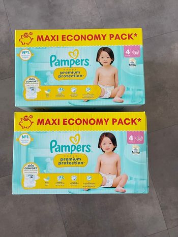 180 couches Pampers premium 4 remise de 30% code nectar30