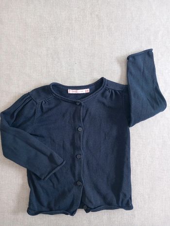 Gilet bleu marine Taille 2 ans TBE