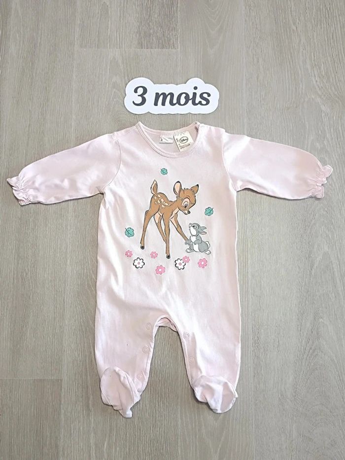 Pyjamas bébé fille taille 3 mois