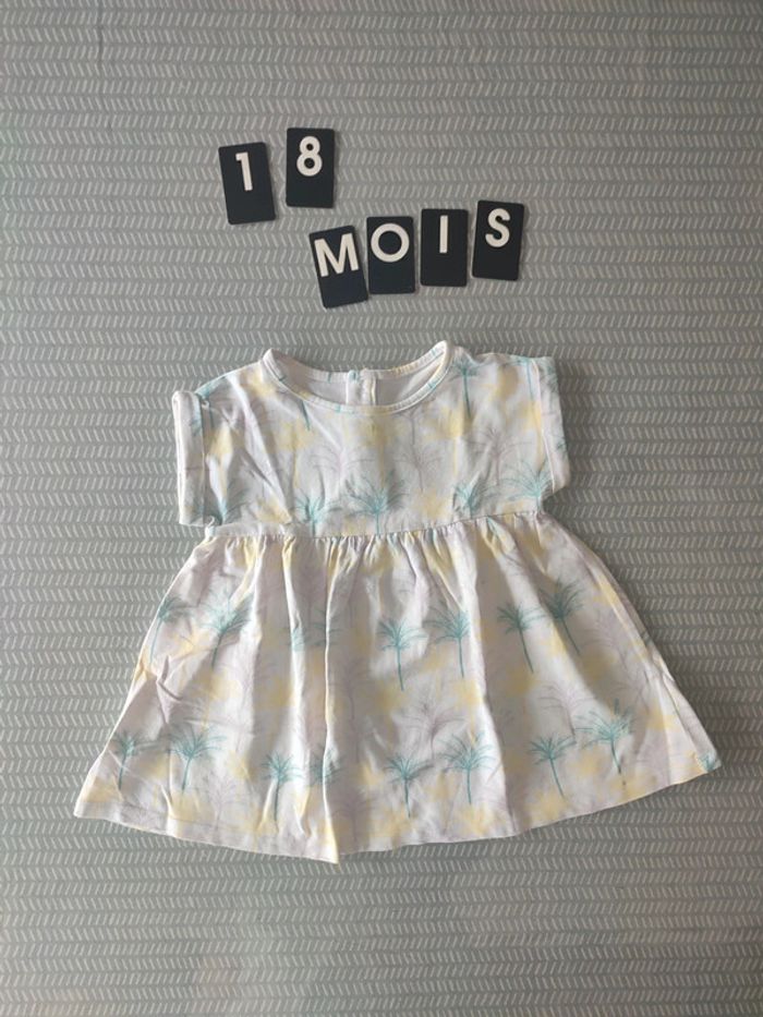 Robe à manches courtes – Taille 18 mois – TEX