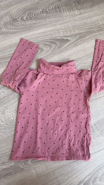 Teeshirt manche longue col roulé 4-5 ans