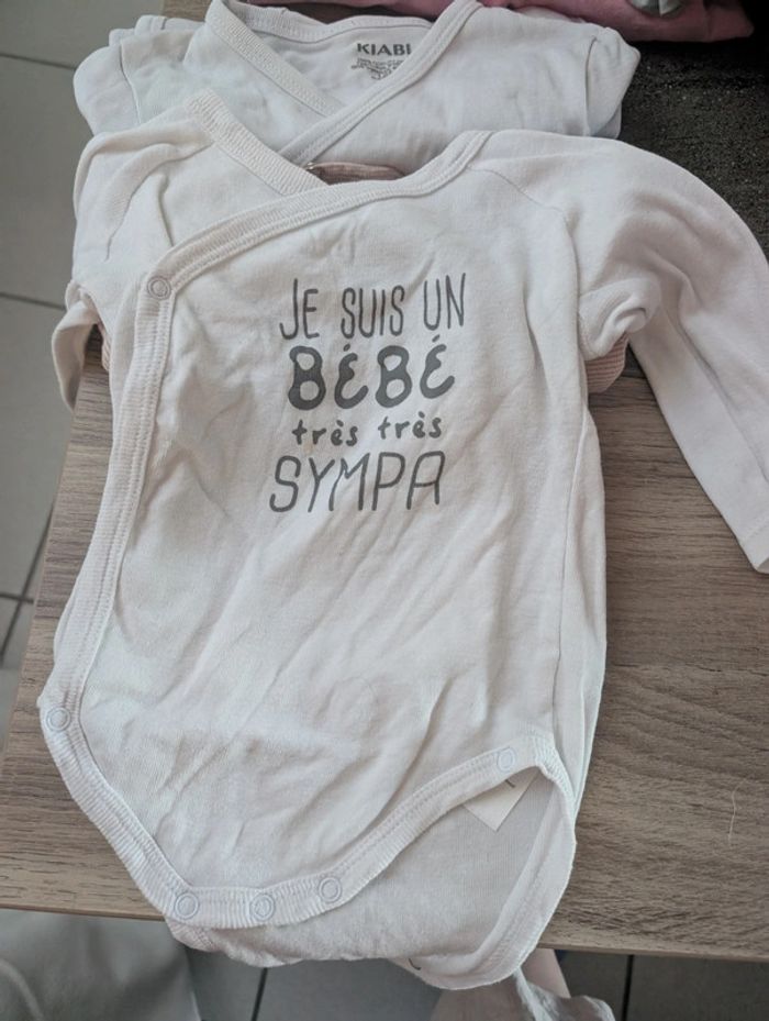Lot de 4 bodies fille ou mix - photo numéro 3