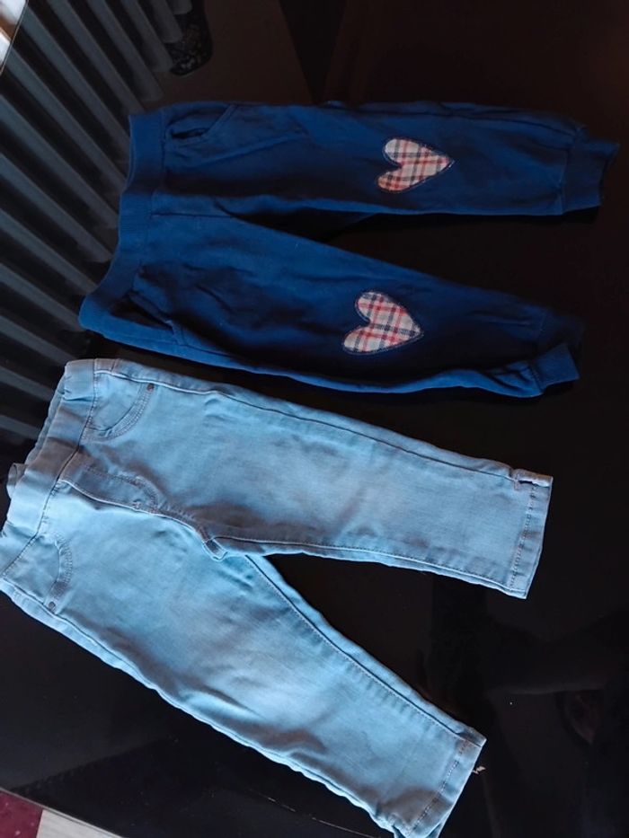 Lot pantalon fille 18mois
