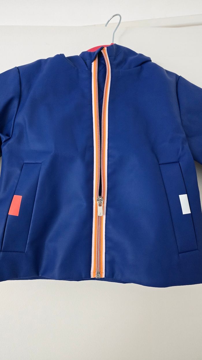 Beau impermeable doublé bleu 36 mois Jacadi - photo numéro 3