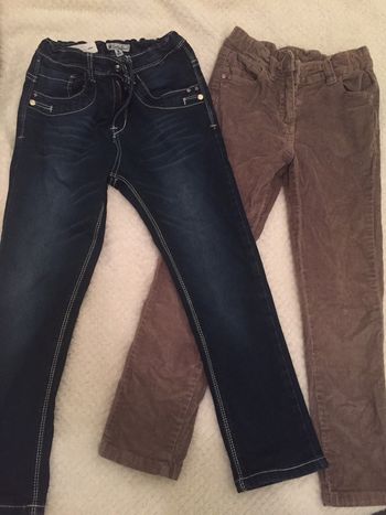 Deux pantalons #fille#taille 6 ans