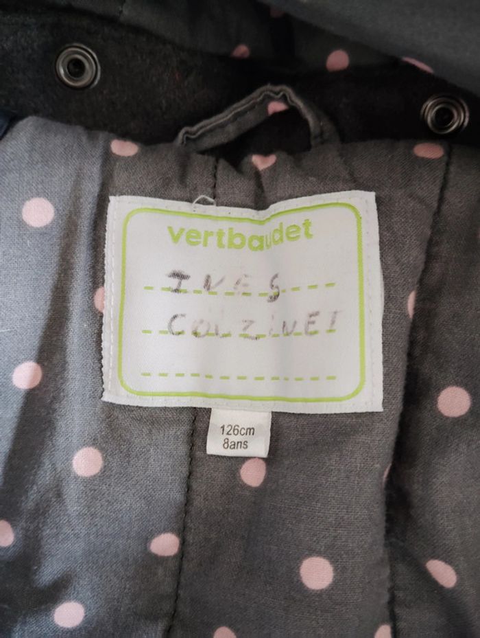Manteau chaud Vertbaudet taille 8 ans - photo numéro 6