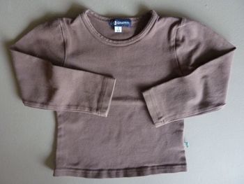 Tee shirt Graffiti marron 3 ans