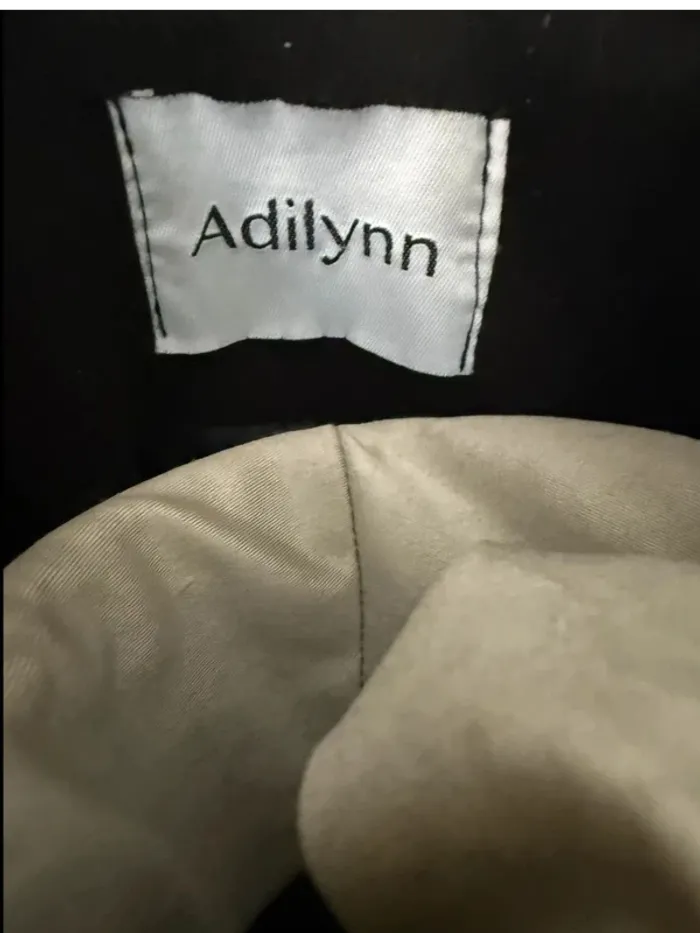 Manteau noir cintré Adilynn - Taille S - photo numéro 4