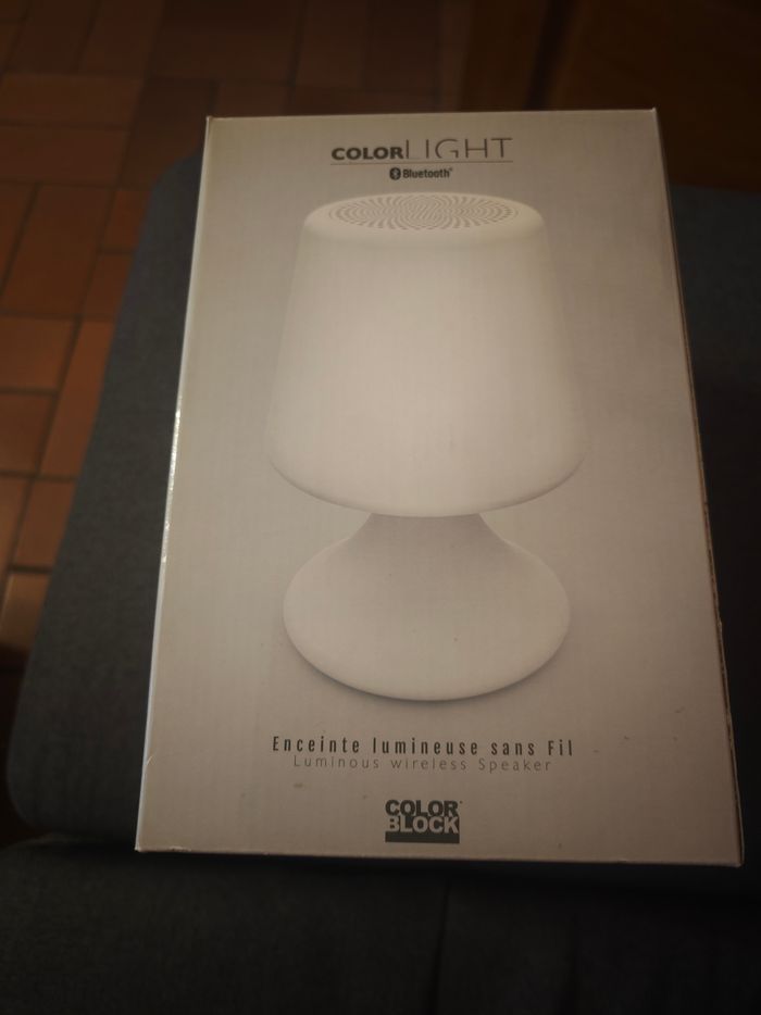 Enceinte lumineuse sans fil