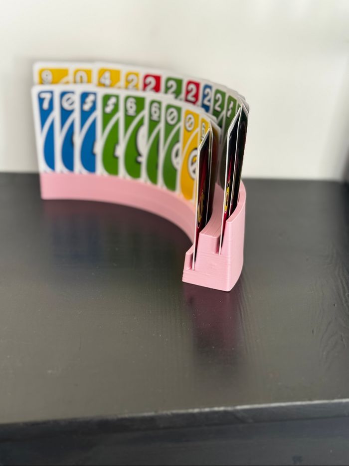 Porte cartes à jouer rose - photo numéro 2