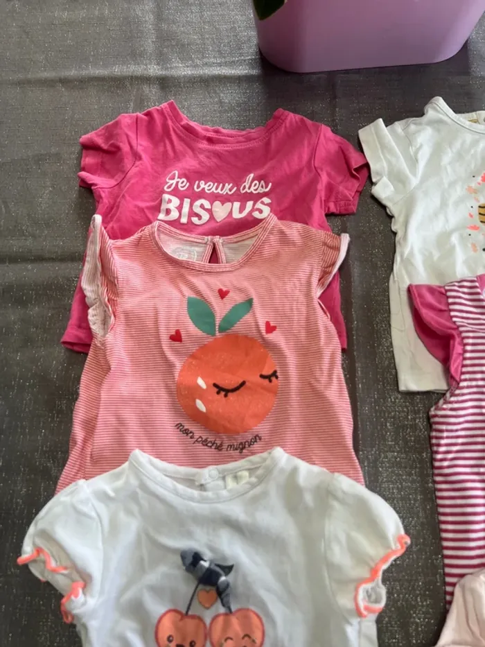 Lot t-shirt 6 mois - photo numéro 4