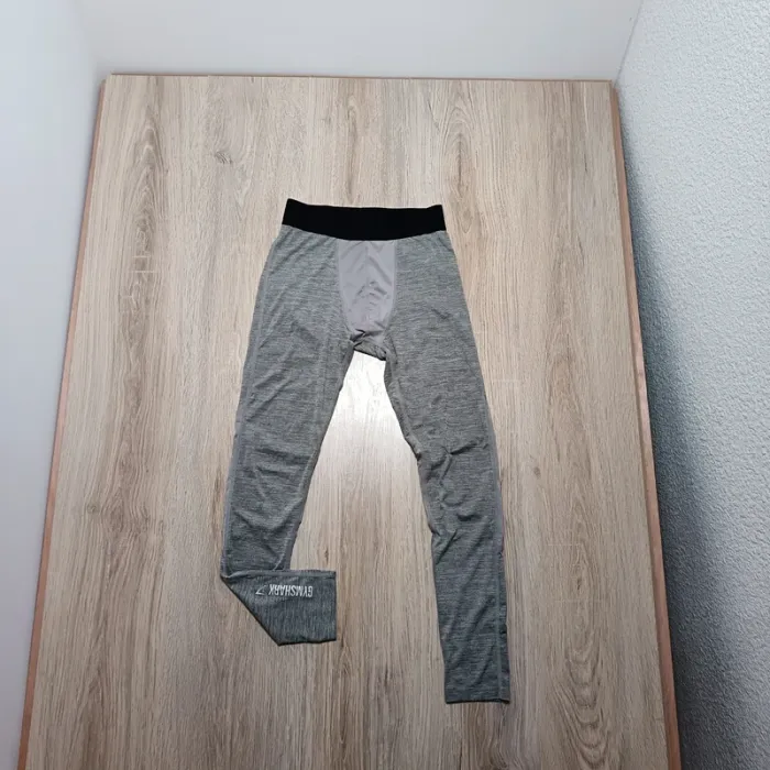 Collant gymshark bas homme M gris