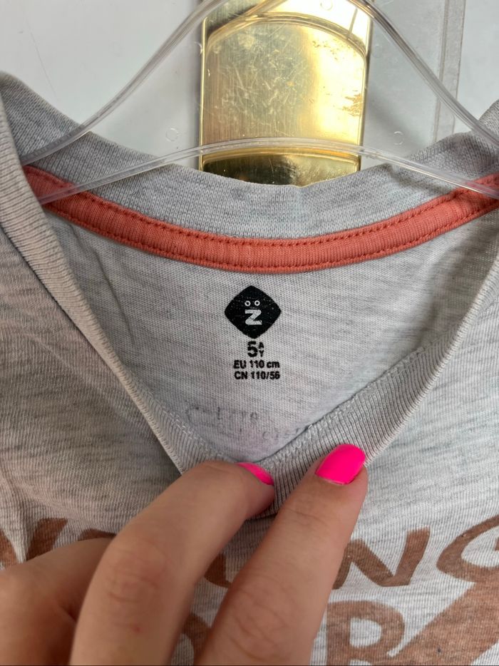 T-shirt Z Kids gris rider orange 5A TBE - photo numéro 4