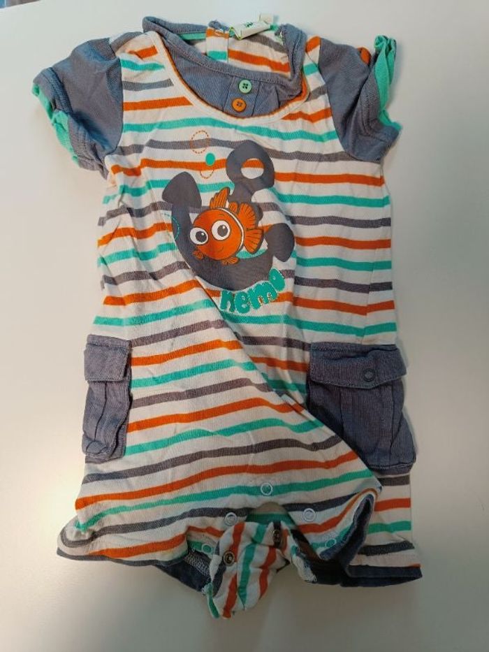 Combi short Disney Nemo 24/36 mois