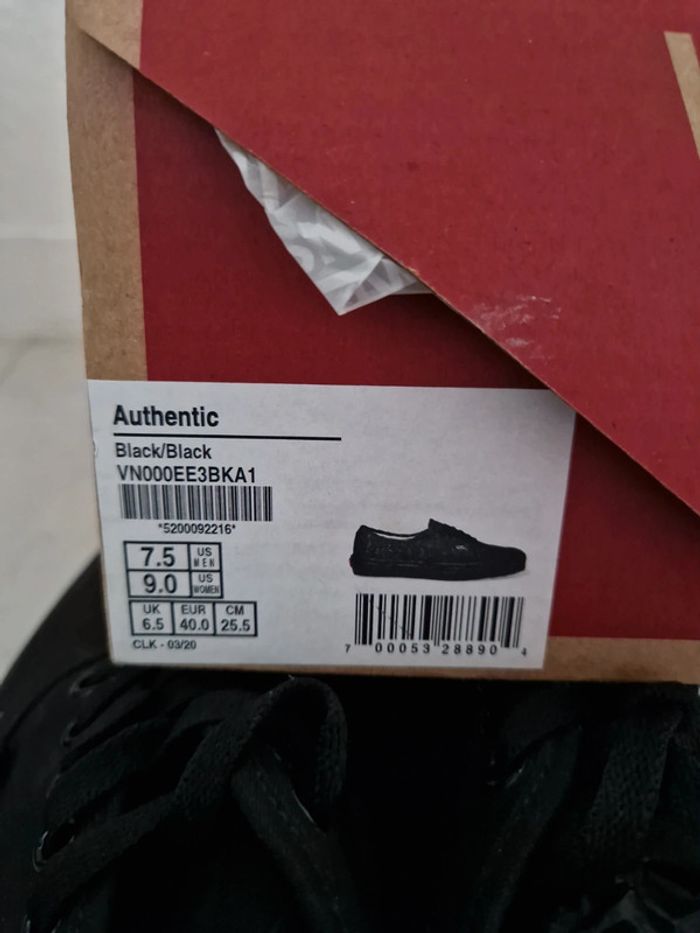 Chaussure vans noir comme neuf - photo numéro 6