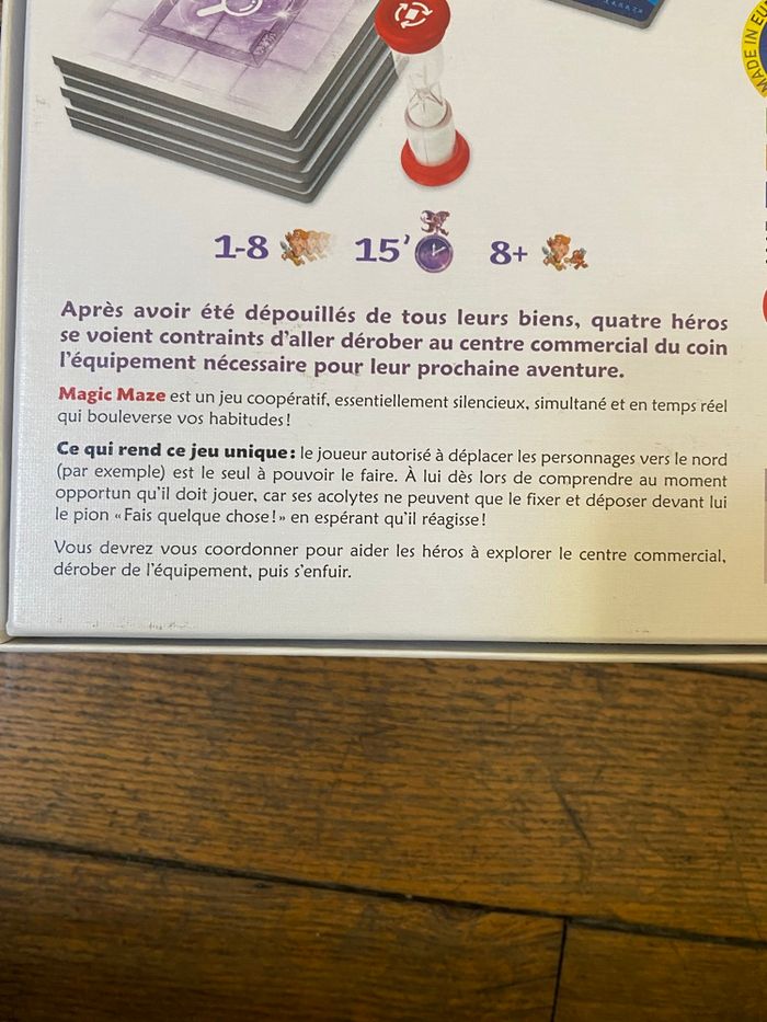 Jeu de société Magic Maze  Éditions Sit Down - Neuf - photo numéro 10