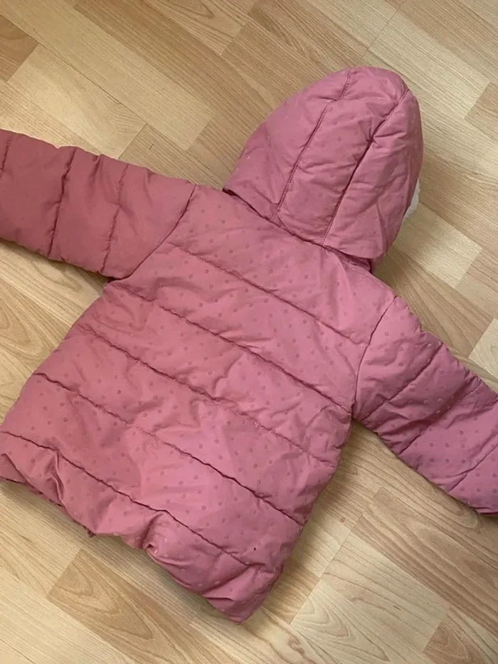 Manteau doudoune hiver fourrée 24mois Creeks - photo numéro 4
