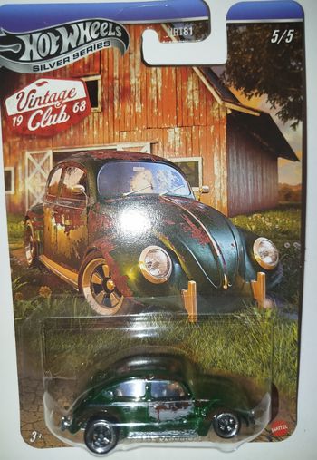 Hot Wheels Silver Séries Vintage Club 1968 Volkswagen " Classic Bug"