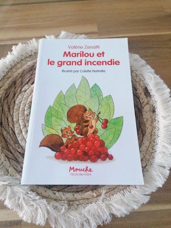 Livre Marilou et le grand incendie