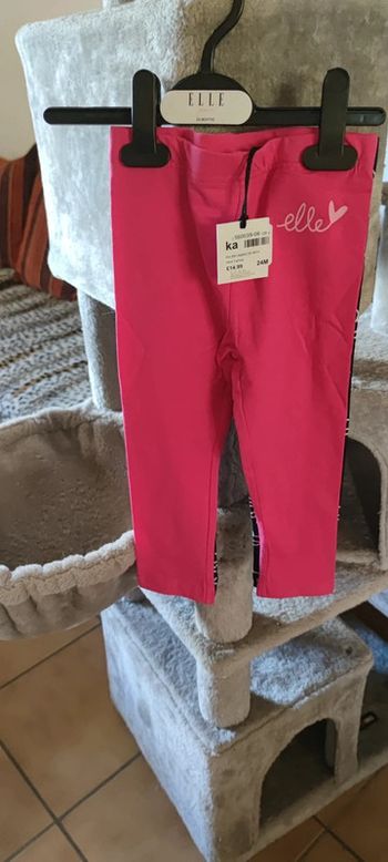 Lot de deux leggings neuf fille 2 ans