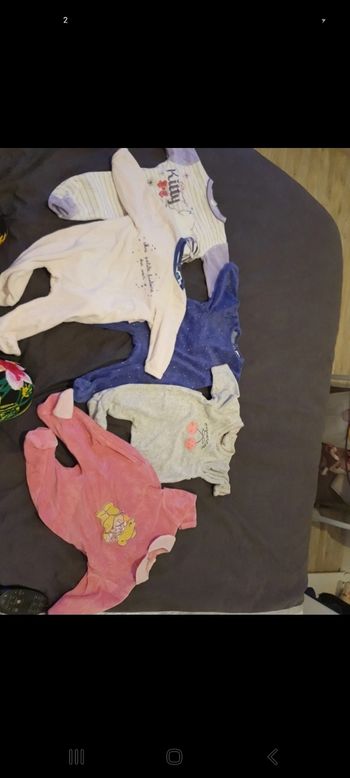 Lot 5 pyjamas fille 3 mois