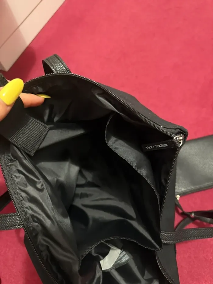 Sac noir tissus similicuir kendall +kylie neuf - photo numéro 10