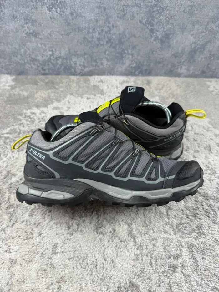 Salomon X Ultra 2 Gore-Tex - Black & Grey & Yellow - photo numéro 6