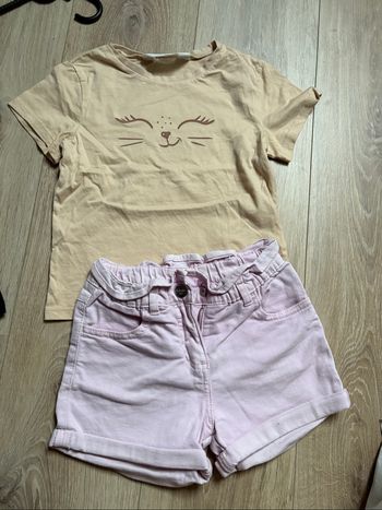 Short + t-shirt 6 ans