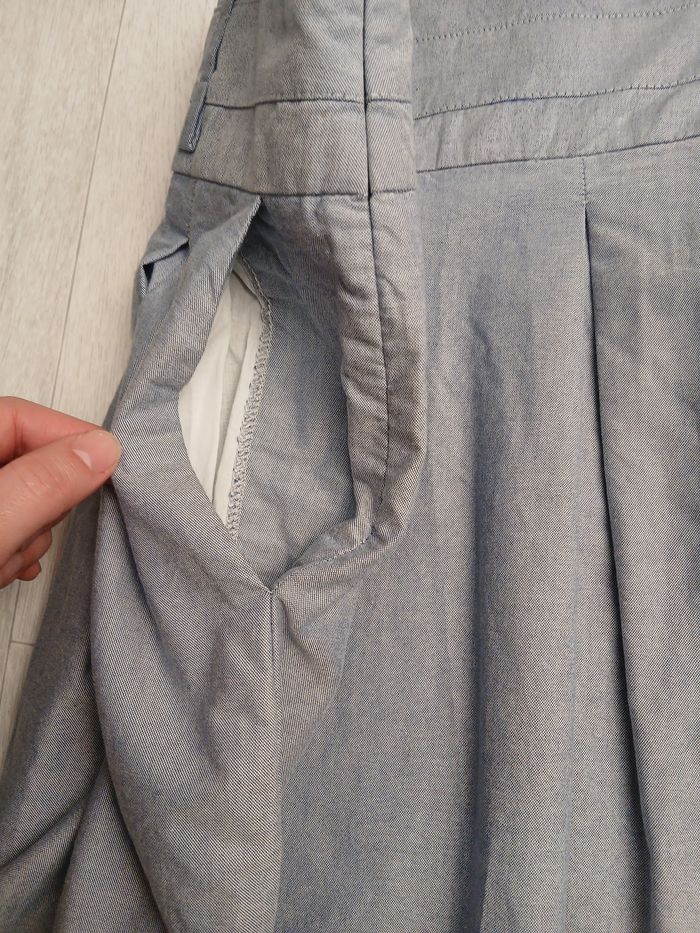 Jupe Zara Bleue clair Taille L - photo numéro 5