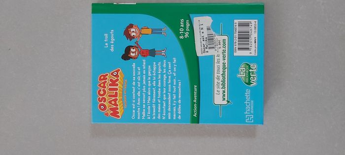 Oscar et Malika Tome 1 Le troll des égouts bibliotheque verte - photo numéro 3