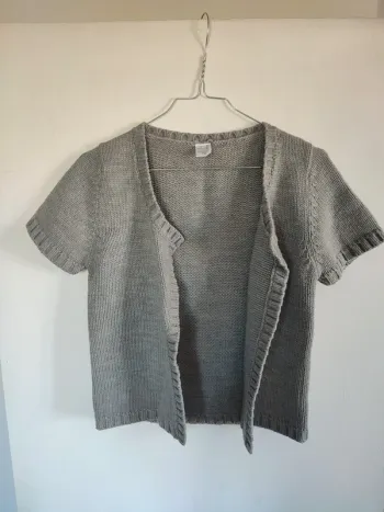 Gilet gris vintage années 2000