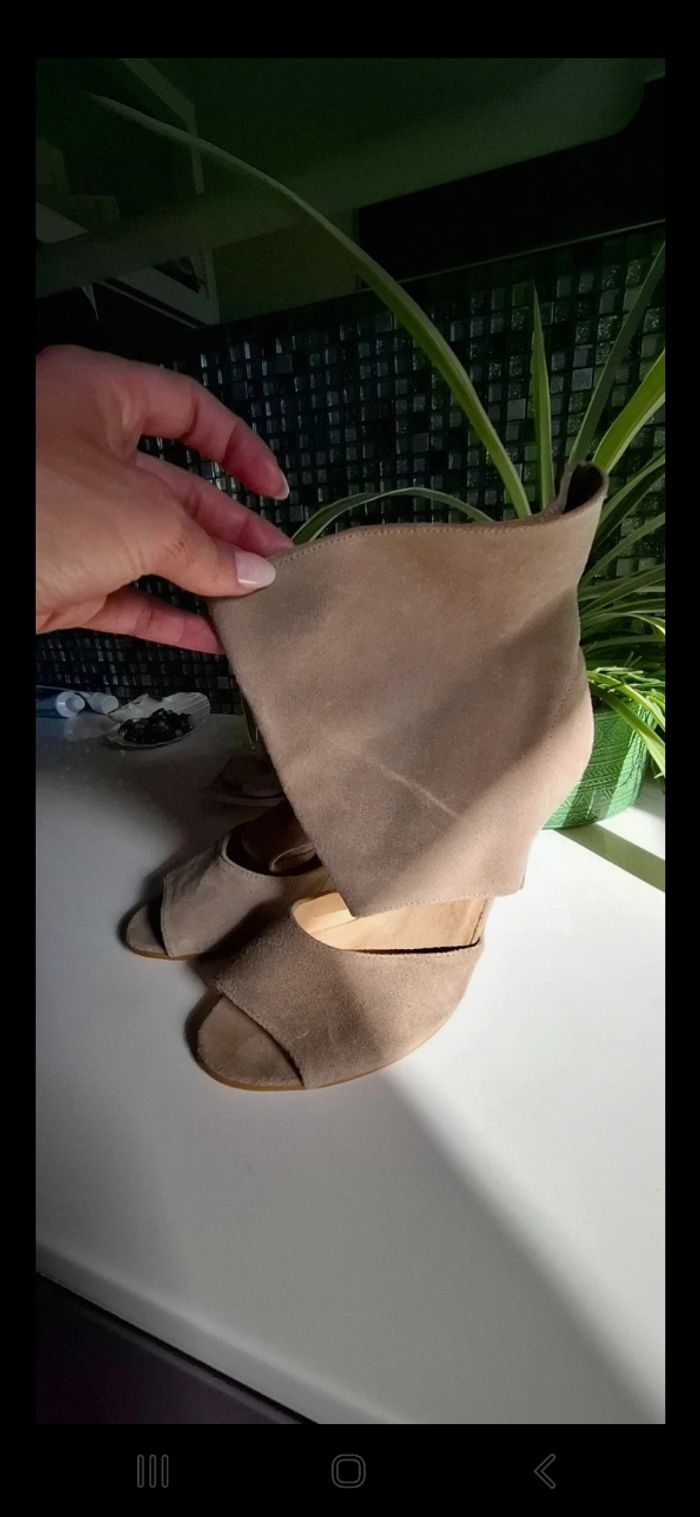 Talons nu pieds beige La redoute Création - photo numéro 2
