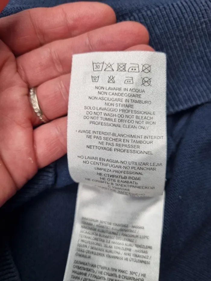 Sweat Lacoste Bleu Marine – Taille XL Homme - photo numéro 8